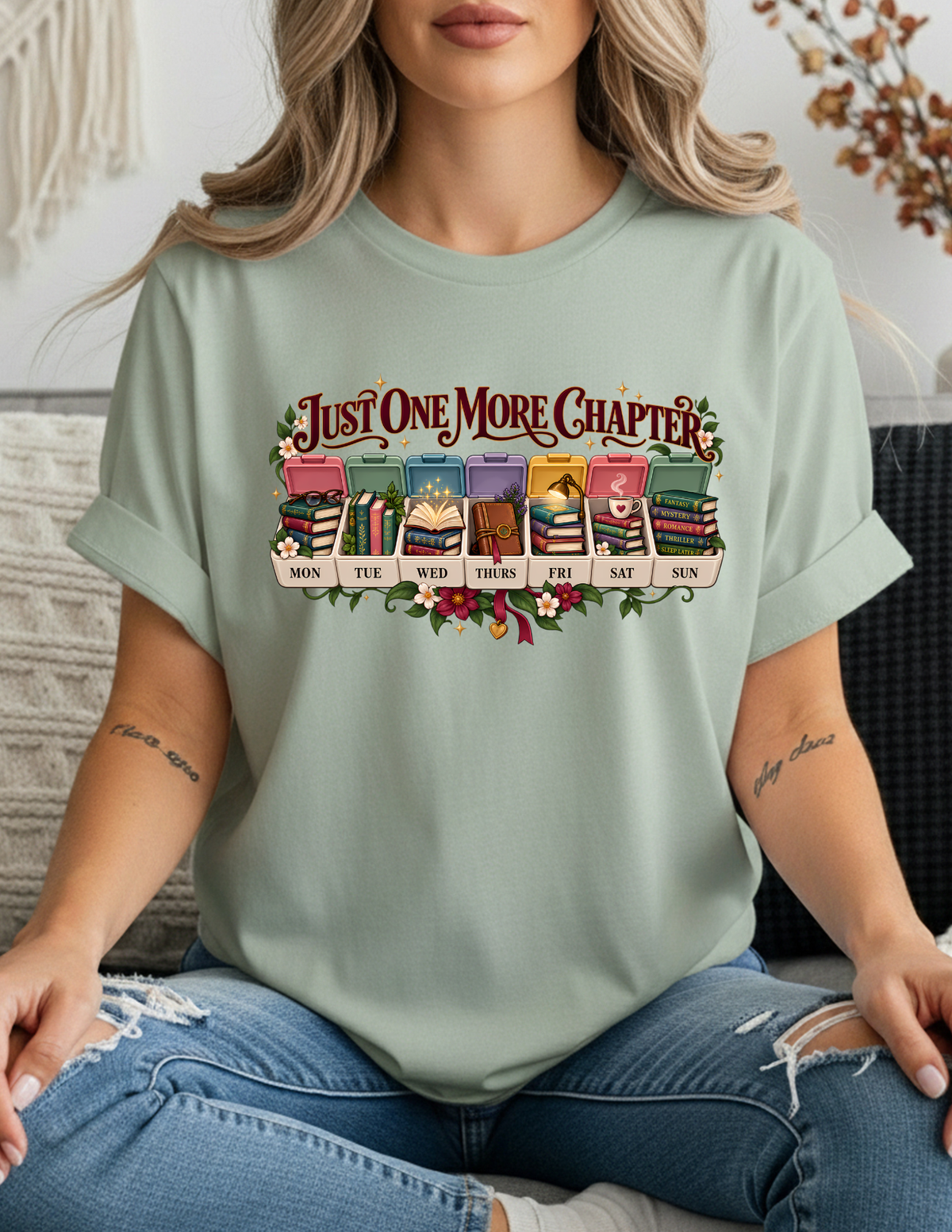 Just One More Chapter Book Lover Shirt