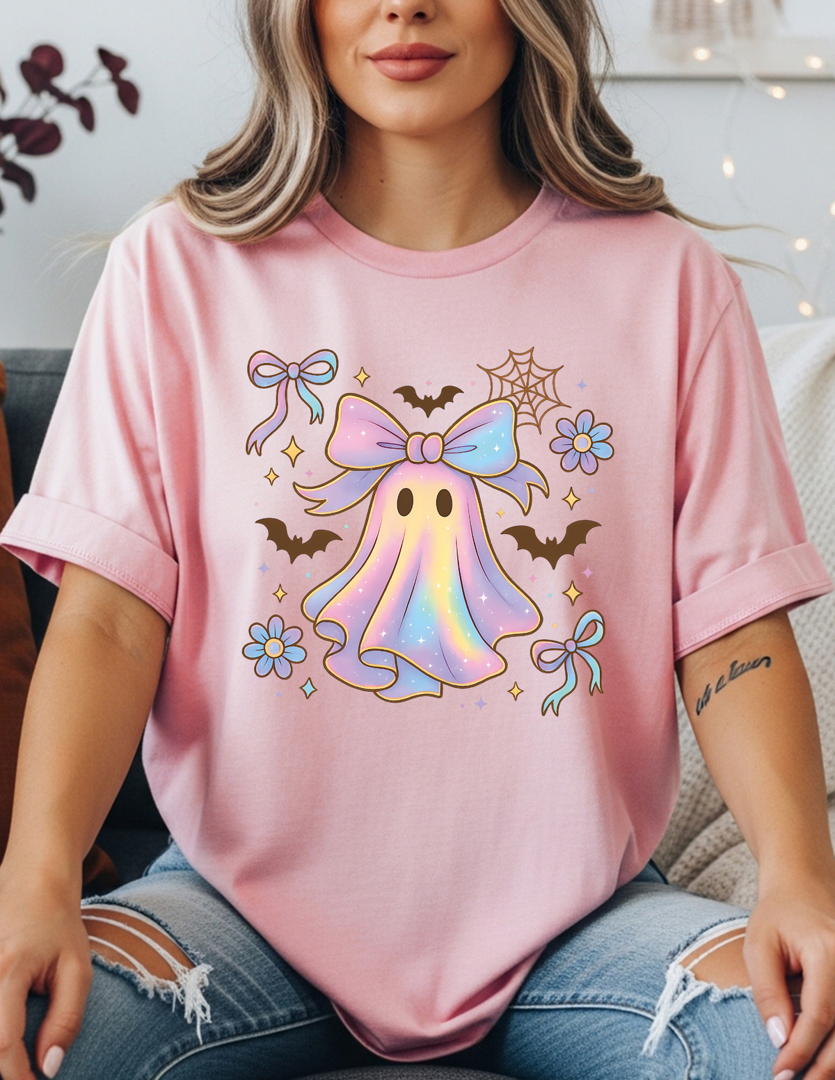 Pastel Ghost Halloween Shirt