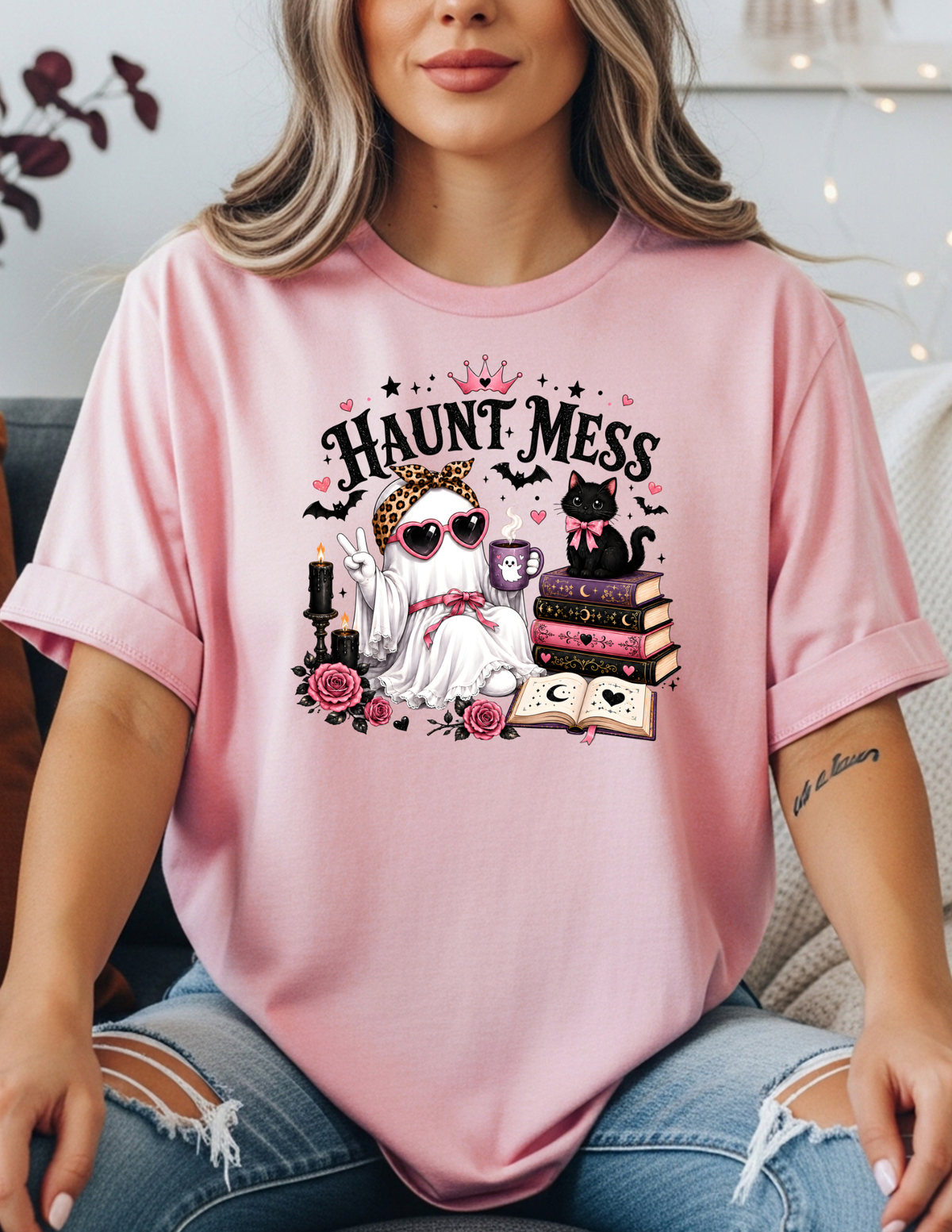 HAUNT MESS Halloween Shirt