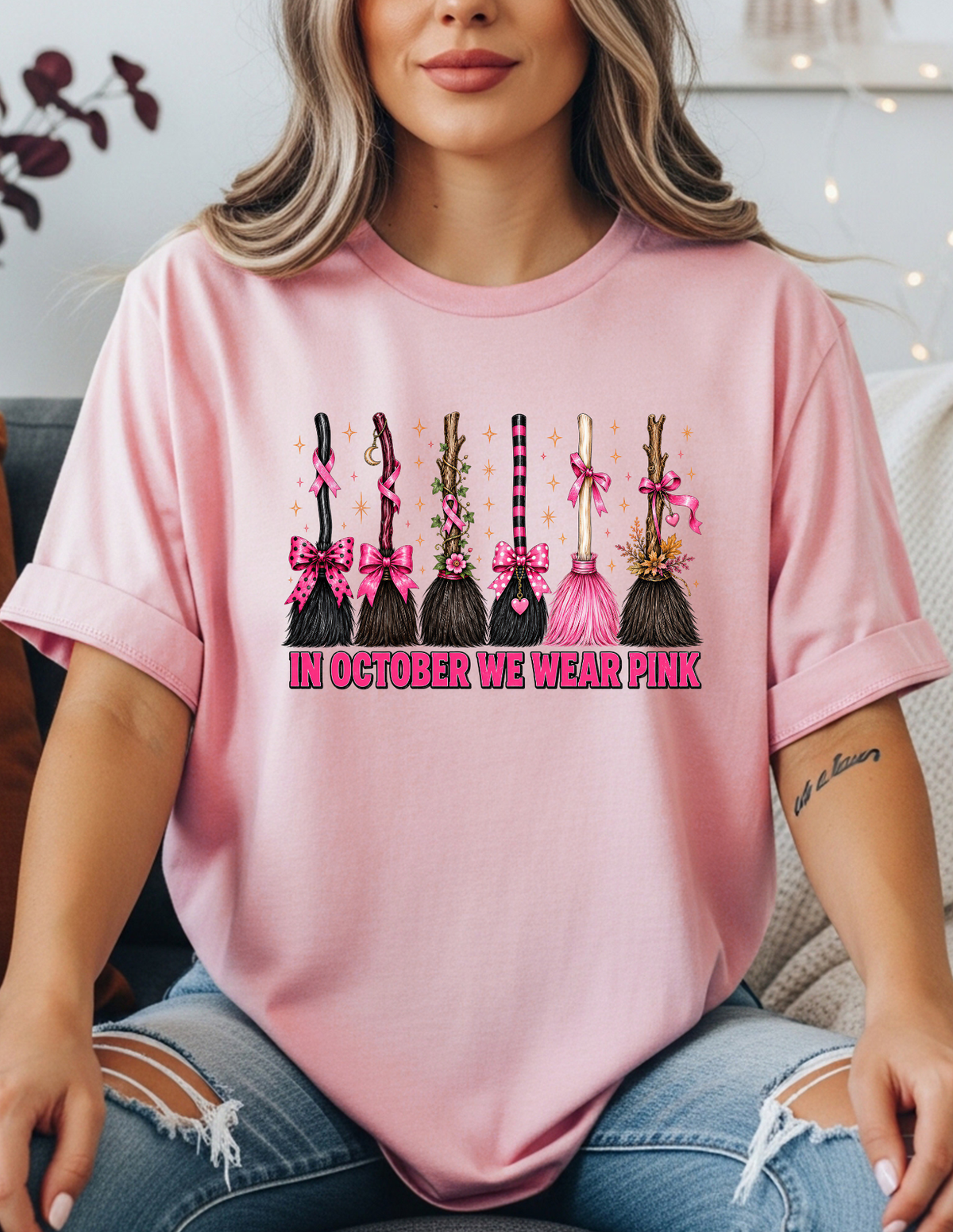 In October We Wear Pink Shirt