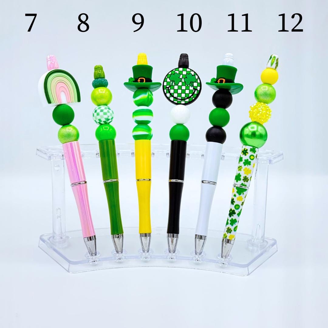 St Patrick’s Day Beaded Pen