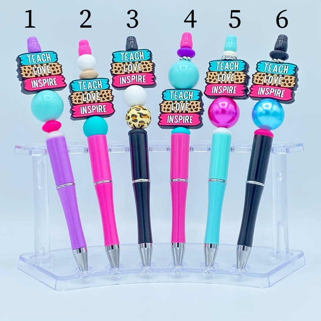 Teach Love Inspire Beaded Pens