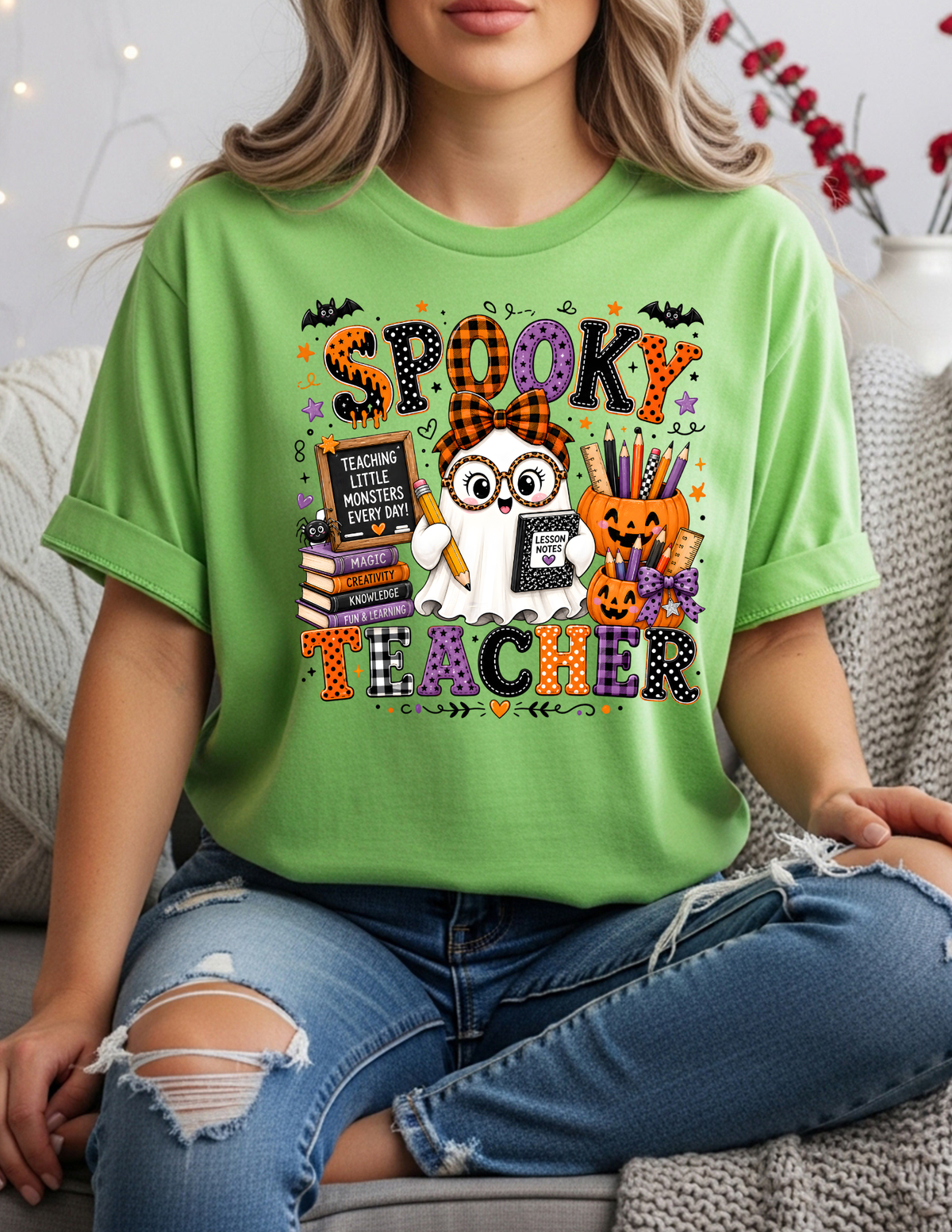 Spooky Teacher Halloween Shirt
