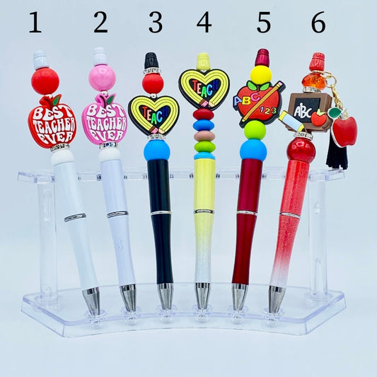 Best Teacher Beaded Pens