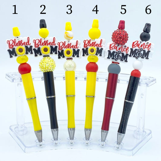 Blessed Mom Beaded Pens