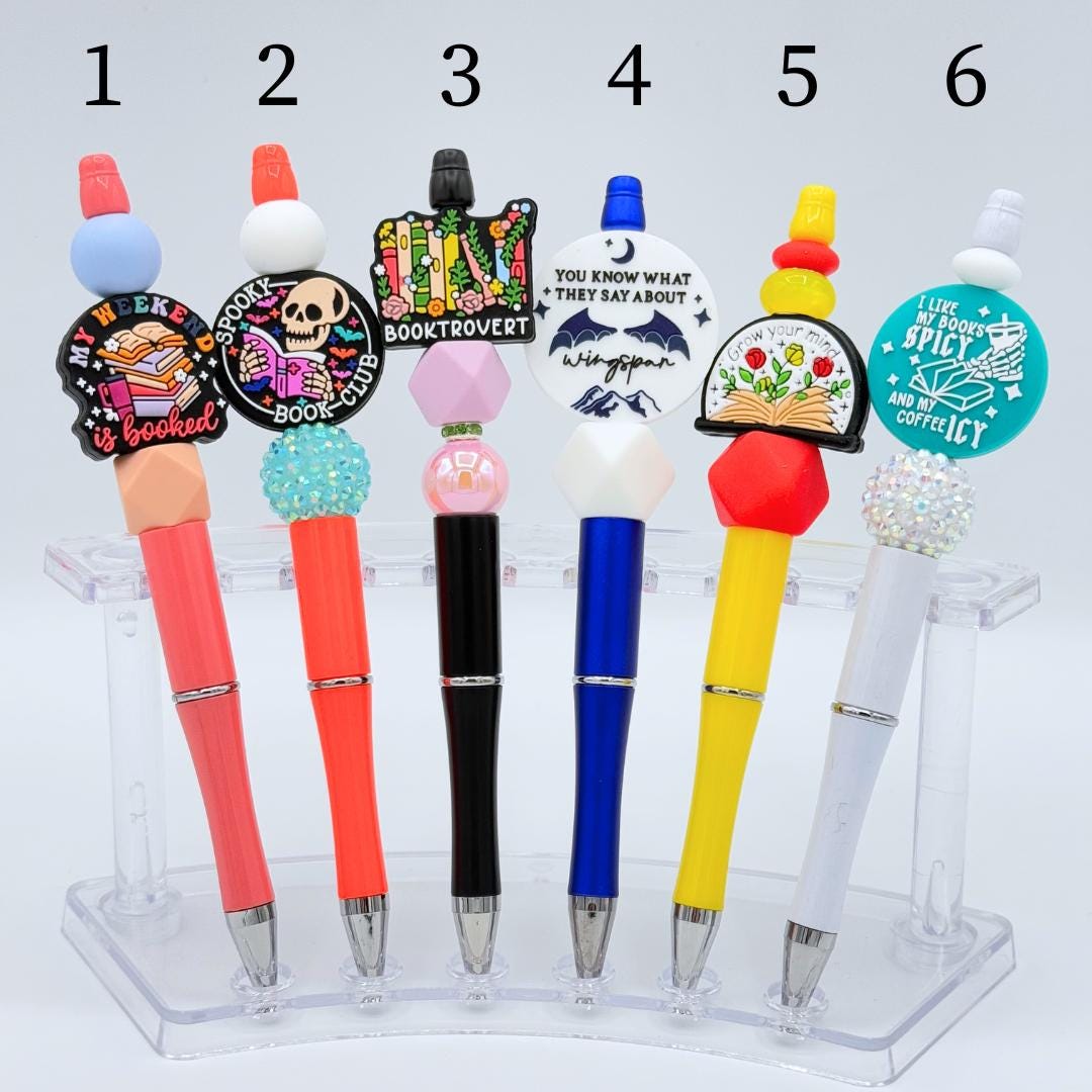 Book Lovers Beaded Pens