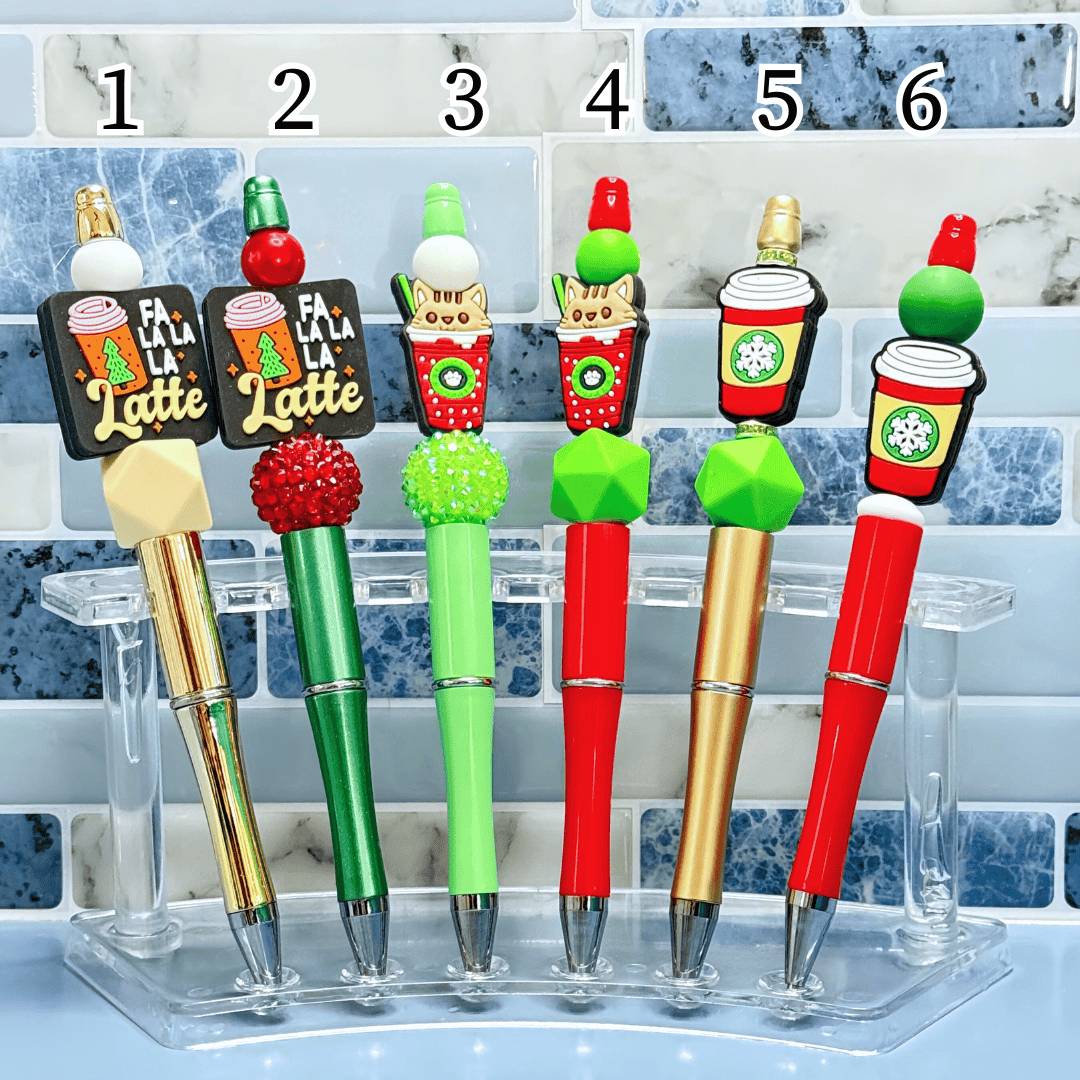 Coffee Latte Beaded Pens