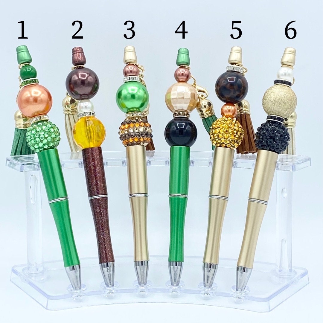 Coffee Themed Beaded Pens