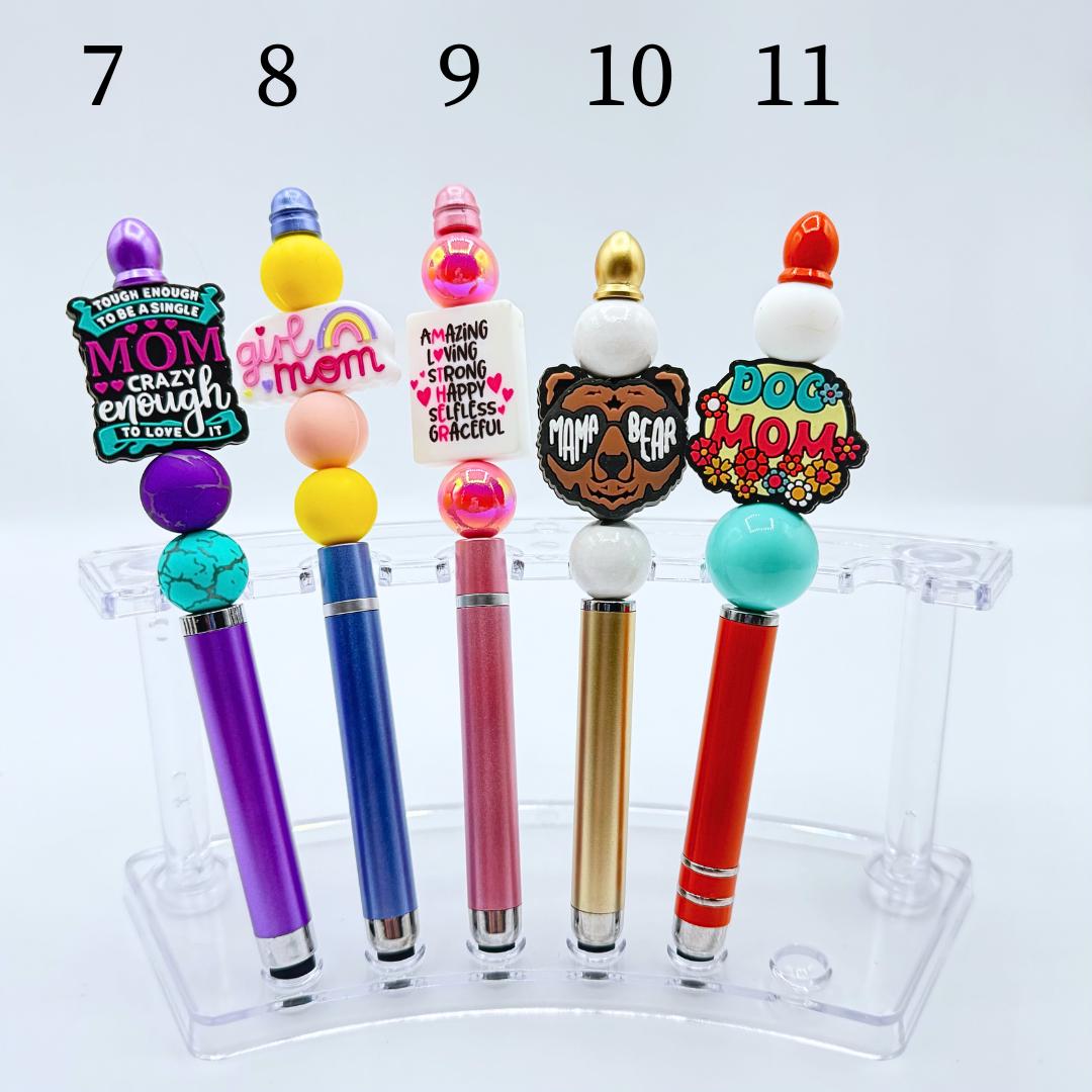 Dog Mom Themed Beaded Pens