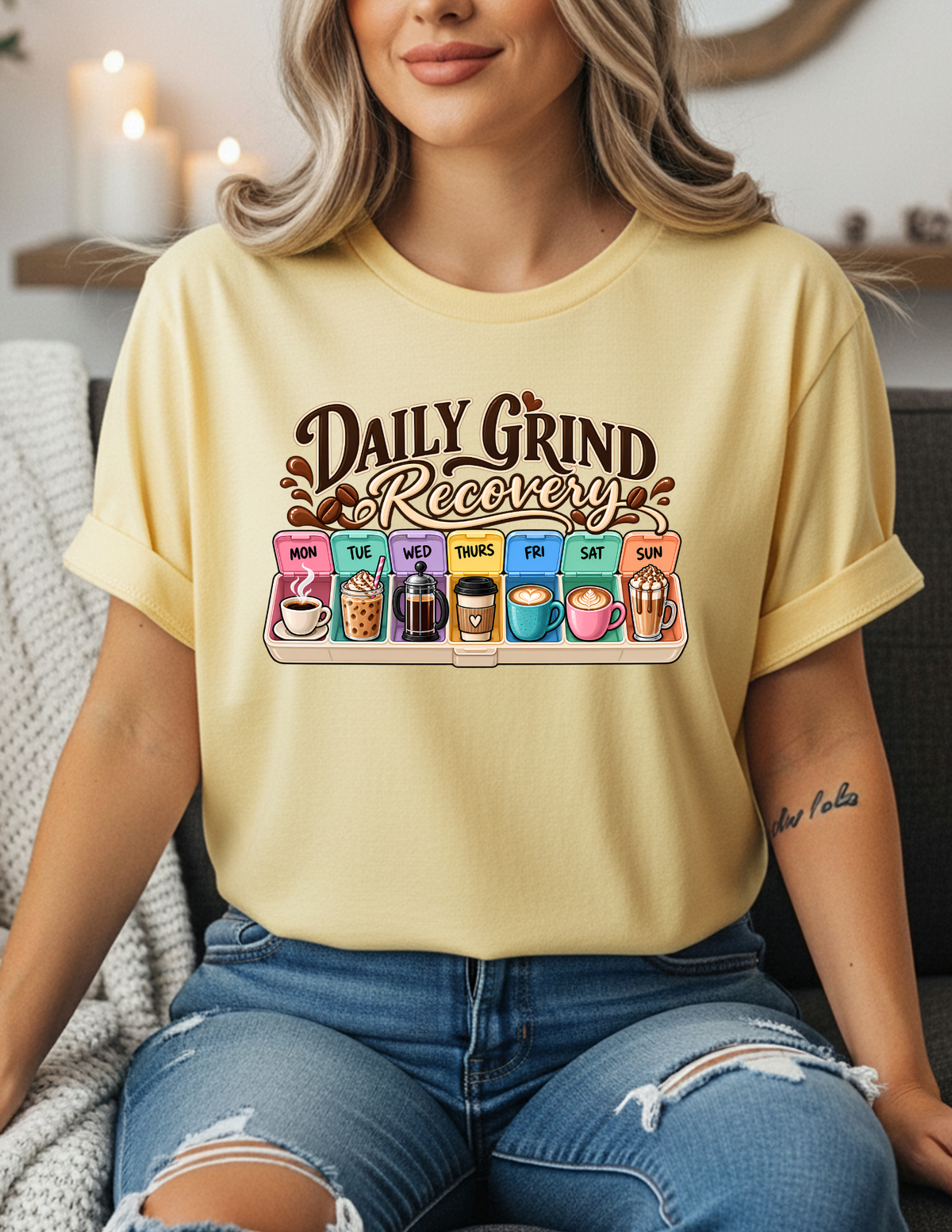 Daily Grind Recovery Coffee Shirt