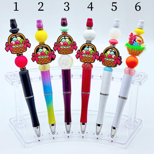Easter Basket Themed Beaded Pens