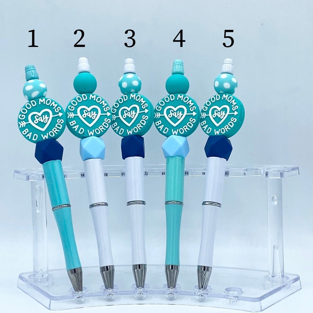 Good Moms Say Bad Words Beaded Pens