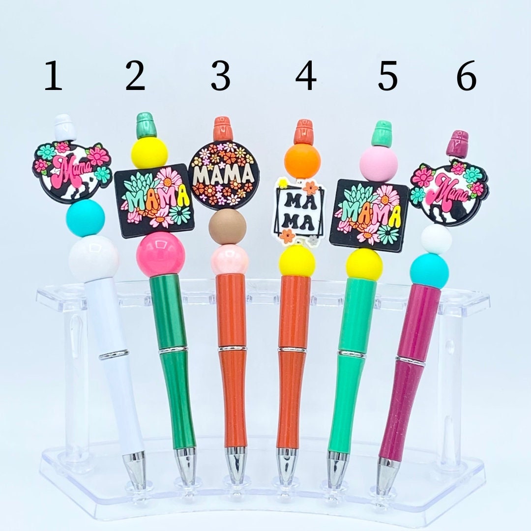 MAMA Themed Beaded Pens
