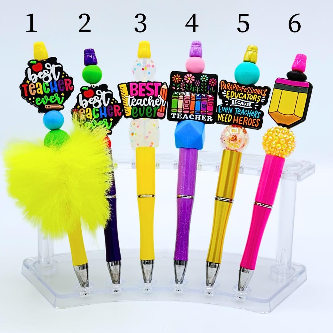 Teacher Appreciation Beaded Pens