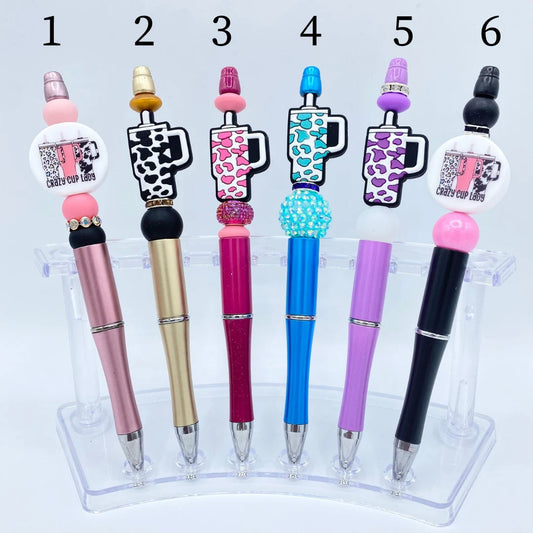 Tumbler Leopard Spotted Pens 