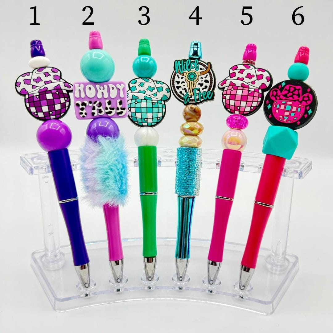 Western Silicon Beaded Pens