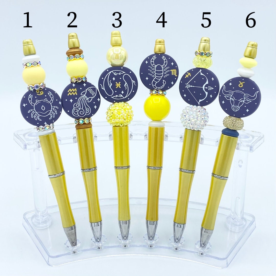 Zodiac Beaded Pens